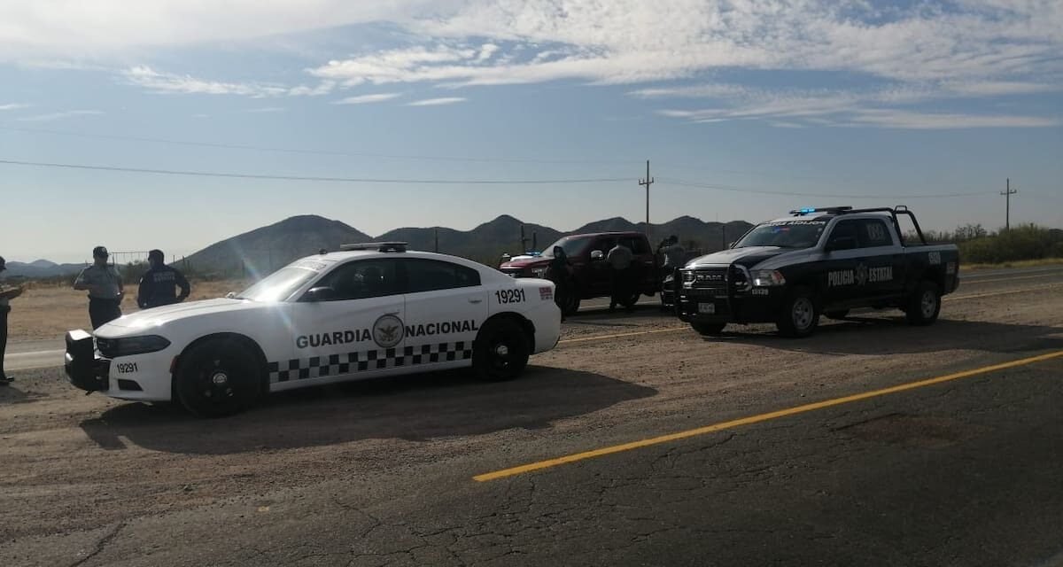 REFUERZAN OPERATIVOS EN CARRETERAS DEL NORTE DE SONORA PARA PROTEGER A AUTOMOVILISTAS